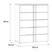 Forte Комод висотою 100 см Buganvilla, BGVK212-M765 - Home Club, зображення 6