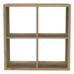 Forte Відкрита квадратна шафа Net106, дуб Artisan, MXXR221-D78 - Home Club, зображення 2
