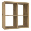 Forte Відкрита квадратна шафа Net106, дуб Artisan, MXXR221-D78 - Home Club, зображення 3