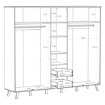Forte Шафа для одягу, VNKS852-L25 - Home Club, зображення 9