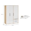 Forte Шафа для одягу, OKYS831-Q344 - Home Club, зображення 9