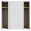 Forte Шкаф с раздвижными дверцами 190 см Schach&amp;matt, белый, SHMS42231-120 - Home Club, изображение 3