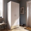 Forte Шкаф шириной 80 см с ящиком Econobox, белый/дуб Puccini, ECBS823-M870 - Home Club