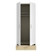 Forte Шкаф шириной 80 см с ящиком Econobox, белый/дуб Puccini, ECBS823-M870 - Home Club, изображение 3