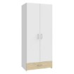 Forte Шкаф шириной 80 см с ящиком Econobox, белый/дуб Puccini, ECBS823-M870 - Home Club, изображение 4