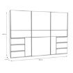 Forte Шкаф-купе 270 см с ящиками Winn 2, белый, W2QS13331-120 - Home Club, изображение 6
