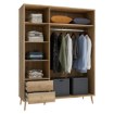 Forte Шафа для одягу L, HLTS731LEC-D108 - Home Club, зображення 3