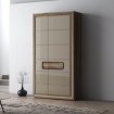 Forte Шафа 110 см Tiziano, дуб античний/бежевий глянцевий, TZS721R-P82 - Home Club