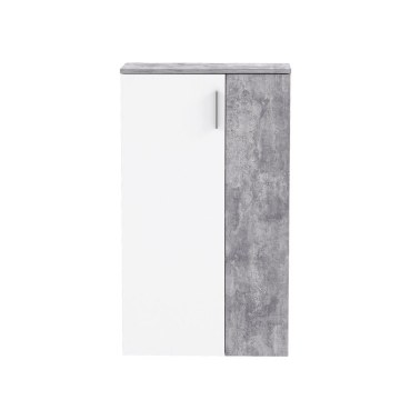 Forte Шафа для взуття 70 см Net106 Білий/Бетон, BTS321-C296A - Home Club