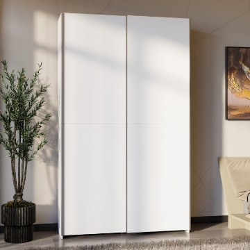 Forte Розсувна шафа 120 см, біла, HMNS62232-120 - Home Club