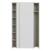 Forte Розсувна шафа 120 см, біла, HMNS62232-120 - Home Club, зображення 5
