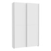 Forte Розсувна шафа 120 см, біла, HMNS62232-120 - Home Club, зображення 6