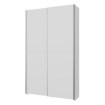 Forte Розсувна шафа 120 см, біла, HMNS62232-120 - Home Club, зображення 10