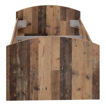 Forte Підліткове ліжко з висувними ящиками 90x200 см Winnie Old – Wood Vintage/Бетон, WNL09-C943 - Home Club