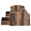 Forte Підліткове ліжко з висувними ящиками 90x200 см Winnie Old – Wood Vintage/Бетон, WNL09-C943 - Home Club, зображення 3
