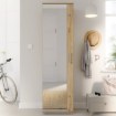 Forte Шкаф для обуви с зеркалом 50 см Net106, дуб Artisan, MS162-D78 - Home Club