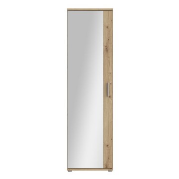 Forte Шафа для взуття з дзеркалом 50 см Net106 Дуб Artisan, MS162-D78 - Home Club