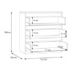 Forte Комод, EMOK211-D30F - Home Club, зображення 7