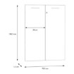 Forte Комплект дверей с замком, KFLF321-120 - Home Club, изображение 5
