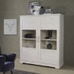 Forte Вітрина 130 см Rockhampton, біла сосна, RHPV521-D43 - Home Club