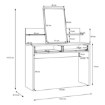 Forte Туалетний столик, RCQT421-Q312 - Home Club, зображення 8