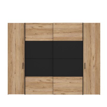 Forte Шафа 270 см Dalate Дуб Катанія/Чорний, DQLS82411-M267 - Home Club