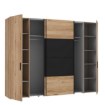 Forte Шафа 270 см Dalate Дуб Катанія/Чорний, DQLS82411-M267 - Home Club, зображення 5