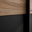 Forte Шафа 270 см Dalate Дуб Катанія/Чорний, DQLS82411-M267 - Home Club, зображення 6