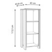 Forte Вузька низька шафа Clif Old – Wood Vintage/Бетон, CLFR315-C546 - Home Club, зображення 4