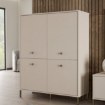 Forte Висока комода Salvatrice, пісочний, SVTK421-U60 - Home Club