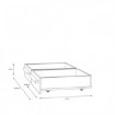 Forte Висувна шухляда для ліжка, SFNL021-M377 - Home Club, зображення 3