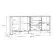 Forte Комод, SQMK241-M826 - Home Club, зображення 7