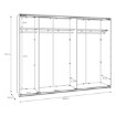 Forte Шафа для одягу, SSQS12413-U60 - Home Club, зображення 9