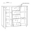 Forte Комод, T2KK45-H51 - Home Club, зображення 7