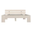 Forte Двоспальне ліжко 160x200 см Ingalill, пісочний, DRFL1162-U60 - Home Club