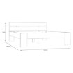 Forte Двоспальне ліжко 160x200 см Ingalill, пісочний, DRFL1162-U60 - Home Club, зображення 3