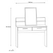 Forte Туалетний столик, RCQT421-M285 - Home Club, зображення 7