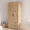 Forte Шафа 80 см з висувними ящиками Niko, дуб Artisan, NIKS81-D78 - Home Club