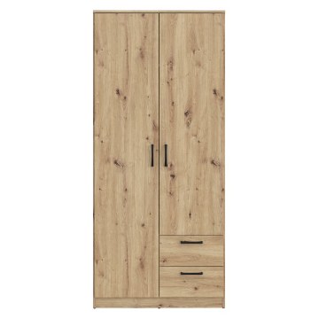 Forte Шафа 80 см з висувними ящиками Niko, дуб Artisan, NIKS81-D78 - Home Club