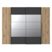 Forte Шафа 270 см Narago Дуб Artisan/Чорний, RXGS82511-M108 - Home Club, зображення 2