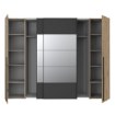 Forte Шафа 270 см Narago Дуб Artisan/Чорний, RXGS82511-M108 - Home Club, зображення 3