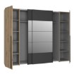 Forte Шафа 270 см Narago Дуб Artisan/Чорний, RXGS82511-M108 - Home Club, зображення 5