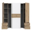 Forte Шафа 200 см з висувними ящиками Narago, дуб Artisan/білий, KLTS62324-C830 - Home Club, зображення 3
