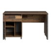 Forte Вінтажний лофт-стіл 130x60 см із шухлядою та шафкою Clif, CLFB211-C546 - Home Club, зображення 3