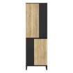 Forte Шафа 70 см Quayle Чорний/Дуб Mauvella, QXLS721-M733 - Home Club, зображення 2