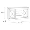 Forte Комод, ENCK232-S13 - Home Club, зображення 5