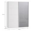 Forte Шафа для одягу, SSQS82412-120 - Home Club, зображення 7