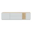 Forte Тв-тумба з висувними ящиками, 200 см, Lewisville, Secret Grey/Дуб Mauvella, LWST131-M742 - Home Club, зображення 2