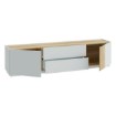Forte Тв-тумба з висувними ящиками, 200 см, Lewisville, Secret Grey/Дуб Mauvella, LWST131-M742 - Home Club, зображення 5