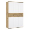 Forte Шафа 120 см Winnie Дуб Artisan/Білий, WNS831-C830 - Home Club, зображення 4